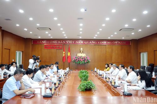 Đoàn công tác Báo Nhân Dân làm việc với tỉnh Bà Rịa-Vũng Tàu