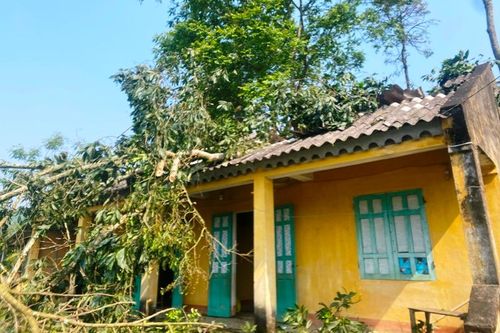 Lốc xoáy ở vùng thượng du Thanh Hóa