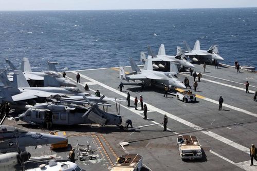 Hải quân Mỹ - Nhật - Hàn tập trận cùng tàu sân bay USS Nimitz