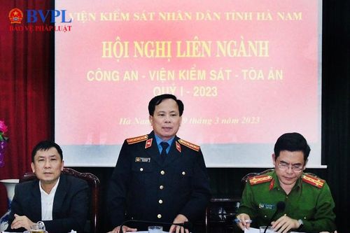 VKSND tỉnh Hà Nam chủ trì tổ chức hội nghị phối hợp liên ngành quý I/2023