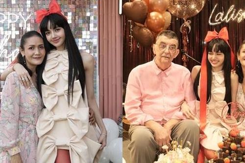 Loạt ảnh sinh nhật Lisa, sự chú ý đổ dồn vào người mẹ và bố nuôi đầu bếp nổi tiếng