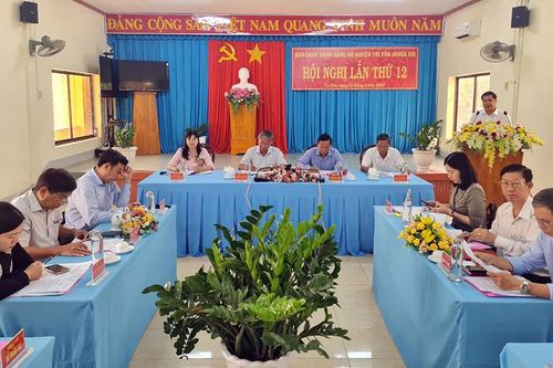 Tri Tôn tập trung thực hiện tốt năm 'bản lề' 2023