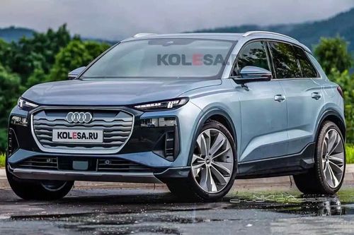 Hé lộ thiết kế của Audi Q6 e-tron 2024