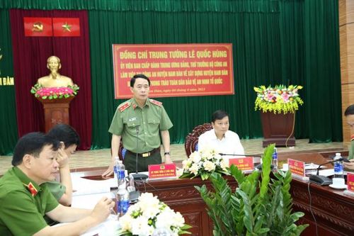 Xây dựng huyện Nam Đàn điển hình về phong trào toàn dân bảo vệ ANTQ