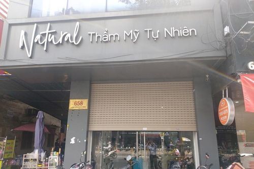 Phát hiện cơ sở 'Natural Thẩm mỹ tự nhiên' hoạt động không phép
