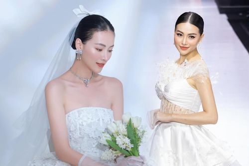 Hoa hậu Phương Khánh bất ngờ tung ảnh mặc váy cô dâu, showbiz Việt sắp có đám cưới lớn?