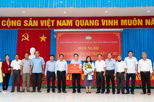 An Giang: Hội nghị giao ban công tác mặt trận quý I/ 2023