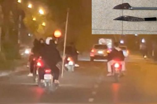 Ngăn chặn 20 đối tượng 'trẻ trâu' mang hung khí đi hỗn chiến ở Long Biên