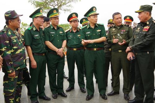 Khảo sát thực địa tổ chức Chương trình Giao lưu hữu nghị Quốc phòng biên giới Việt Nam - Lào - Campuchia