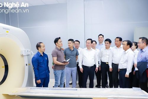 Chủ tịch UBND tỉnh Nghệ An trực tiếp kiểm tra dự án xây dựng Bệnh viện Hữu nghị tỉnh Xiêng Khoảng (Lào)