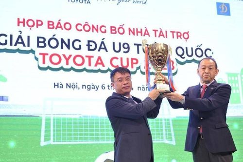 Toyota Việt Nam tiếp tục tài trợ chính Giải Bóng đá U9 toàn quốc