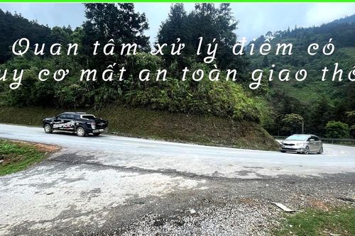 Quan tâm xử lý điểm có nguy cơ mất an toàn giao thông