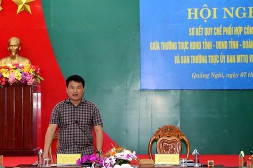 Quảng Ngãi: Sơ kết thực hiện Quy chế phối hợp công tác năm 2022