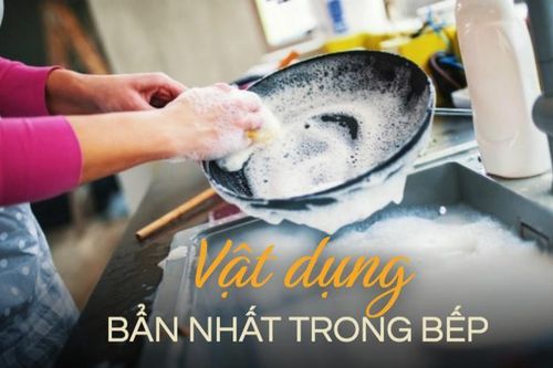 Đồ vật trong bếp chứa 45 tỷ vi khuẩn mỗi centimet vuông