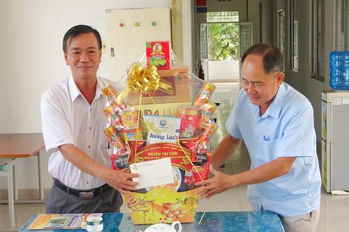 Chúc Tết Chol Chnam Thmay các trường dân tộc nội trú trên địa bàn huyện Tri Tôn