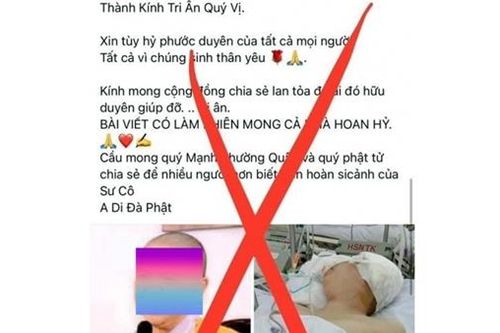 Thông báo kêu gọi đóng góp tiền xây chùa, giúp đỡ trụ trì chùa bị bệnh…là giả mạo