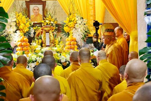 Đồng Nai: Lễ nhập kim quan Trưởng lão Hòa thượng Thích Giác Quang