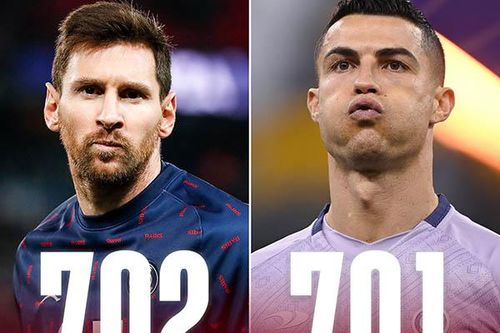 Messi xô đổ kỷ lục khủng của Ronaldo
