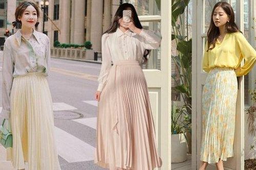 10 cách mặc chân váy xếp ly trẻ trung và thanh lịch
