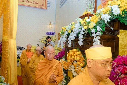 Giáo hội viếng tang Trưởng lão Hòa thượng Thích Giác Quang (Đồng Nai)