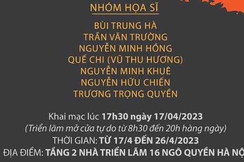 Triển lãm Vào Hạ - 'Cơn lốc' sắc màu của nhóm họa sỹ Hà thành