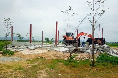 UBND tỉnh Thanh Hóa khẳng định phản ánh của Báo Công Thương về công trình trên đất nông nghiệp là đúng