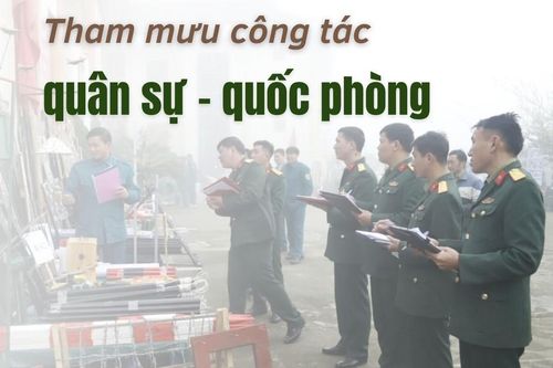 Tham mưu tích cực công tác quân sự - quốc phòng