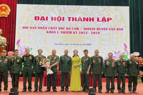 Đại hội thành lập Hội nạn nhân chất độc da cam huyện Văn Bàn lần thứ I