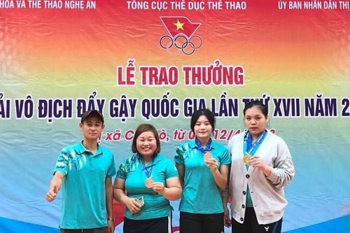 Lào Cai đoạt Huy chương Vàng Giải vô địch đẩy gậy quốc gia lần thứ XVII