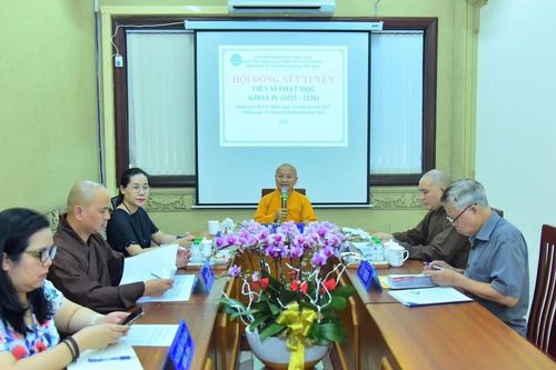 Học viện Phật giáo VN tại TP.HCM xét duyệt đề cương luận án tiến sĩ Phật học khóa IV (2023-2026)