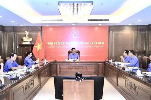 Họp Ban Thường vụ Đảng ủy VKSND tối cao tháng 4/2023