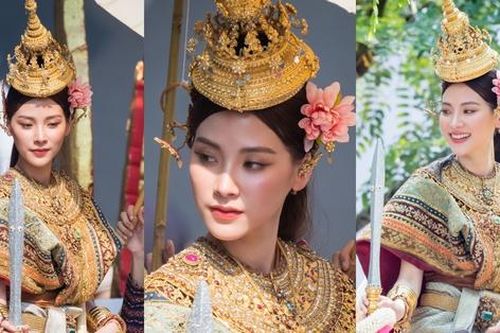 Baifern Pimchanok hóa nữ thần Songkran 2023