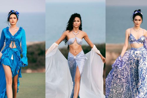 Giữa ồn ào bị xử lý, Hương Giang làm 'nàng thơ' diễn thời trang