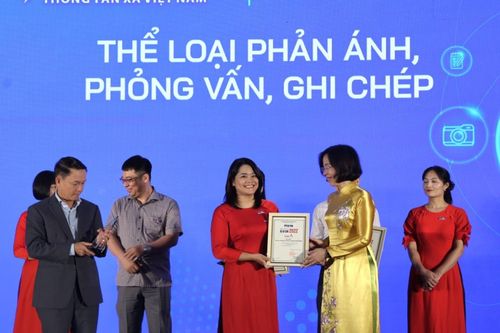 Lễ trao Giải thưởng Báo chí TTXVN 2022: Báo Tin tức giành 8 giải, trong đó có 2 giải A