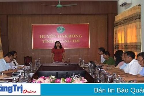 Ban Dân tộc HĐND tỉnh làm việc với UBND huyện Đakrông