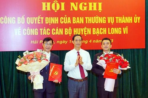 Thành ủy Hải Phòng bổ nhiệm cán bộ chủ chốt