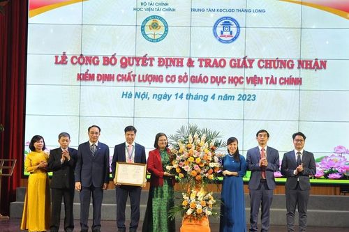 Học viện Tài chính đạt kiểm định chất lượng cơ sở giáo dục chu kỳ 2