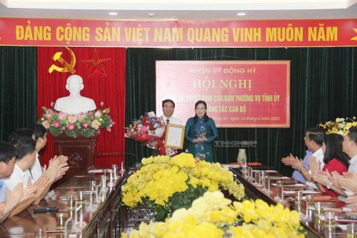 Thái Nguyên: Ông Nguyễn Văn Ngọc được điều động, chỉ định giữ chức Bí thư Huyện ủy Đồng Hỷ