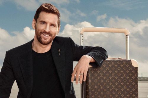 Lionel Messi quảng cáo vali Louis Vuitton trước mùa du lịch