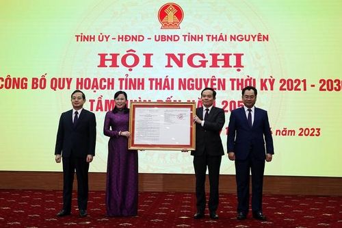 Công bố quy hoạch tỉnh Thái Nguyên thời kỳ 2021-2030, tầm nhìn 2050