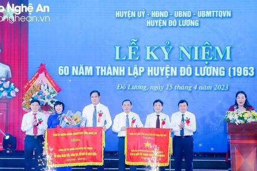 Huyện Đô Lương long trọng kỷ niệm 60 năm ngày thành lập
