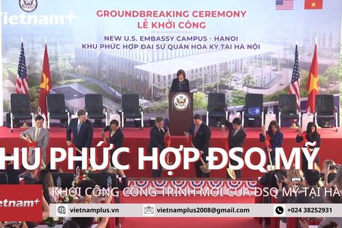 Thiết kế tòa Đại sứ quán Mỹ được kết hợp với vẻ đẹp tự nhiên Hà Nội