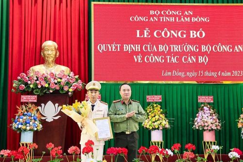 Lâm Đồng: Bổ nhiệm Phó Giám đốc Công an tỉnh