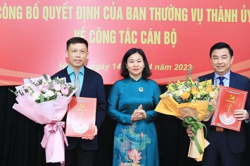Bổ nhiệm nhân sự chủ chốt Hà Nội, Hải Phòng