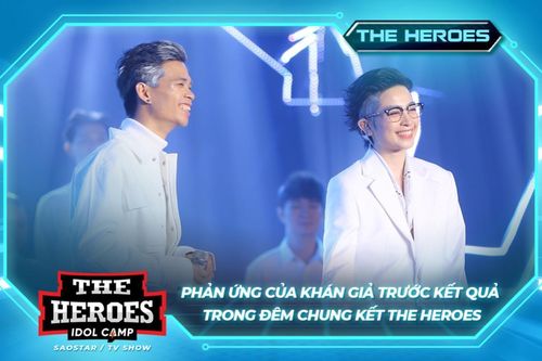 Netizen đồng loạt chúc mừng dàn sao Việt sau đêm chung kết The Heroes