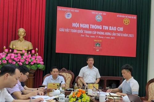 Ngày 22/4, khai mạc giải vật toàn quốc cúp Phùng Hưng lần thứ II