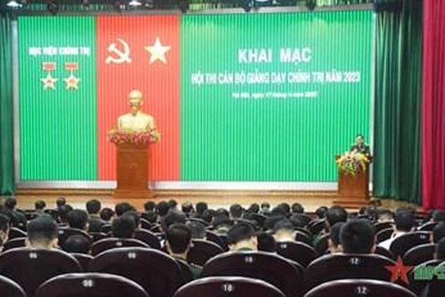 Các đơn vị tổ chức thi cán bộ giảng dạy chính trị năm 2023
