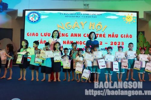 Sở Giáo dục và Đào tạo: Tổ chức Ngày hội giao lưu tiếng Anh cho trẻ mẫu giáo cấp tỉnh năm học 2022 – 2023