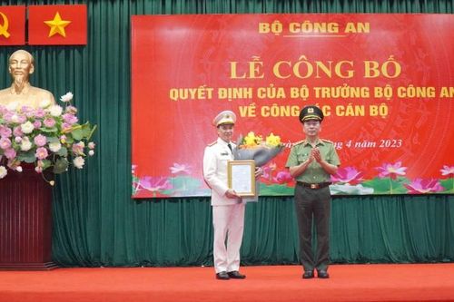 Điều động Giám đốc Công an tỉnh Phú Thọ giữ chức Cục trưởng Cục Kế hoạch và Tài chính