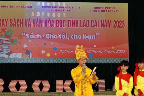 Khai mạc Ngày Sách và Văn hóa đọc tại huyện Bát Xát